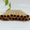 Recyclable biodegradable bamboo drink straw with laser logo